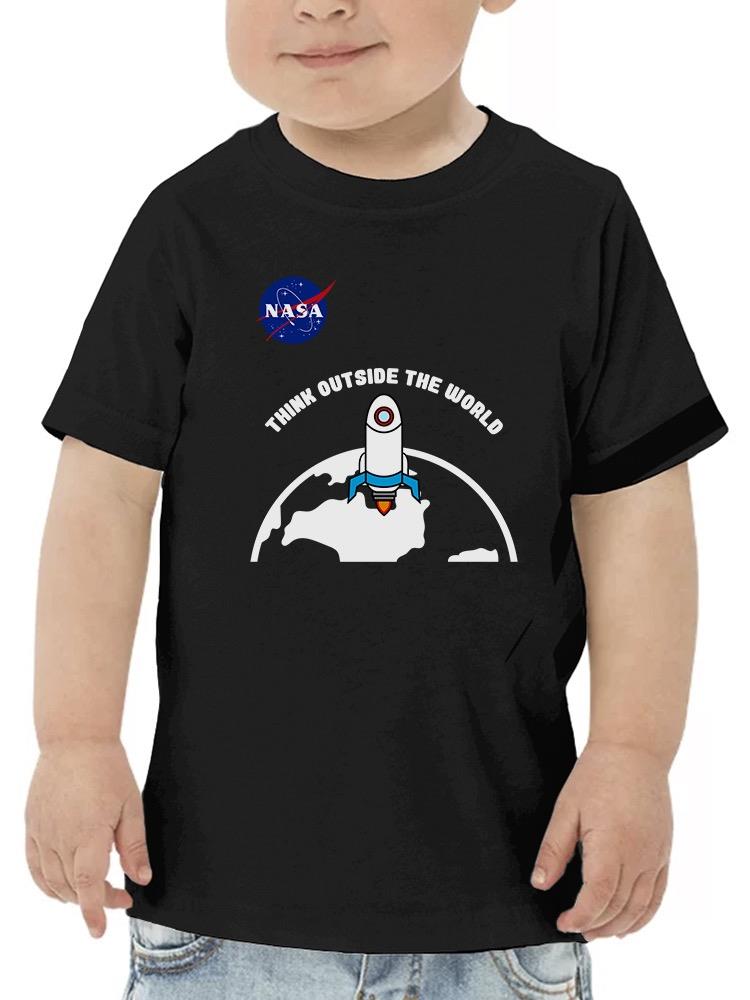 Nasa Think Outside World T-shirt -NASA Designs