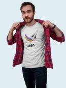 Nasa Shuttle Rainbow Trail T-shirt -NASA Designs