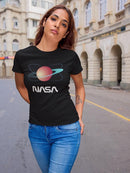 Nasa Atom Like Planet T-shirt -NASA Designs