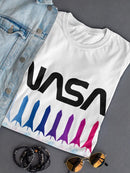 Nasa Rocket Gradient T-shirt -NASA Designs