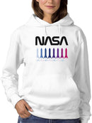 Nasa Rocket Gradient Hoodie or Sweatshirt -NASA Designs
