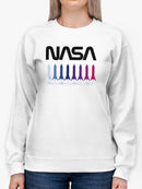 Nasa Rocket Gradient Hoodie or Sweatshirt -NASA Designs