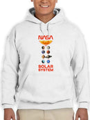 Nasa Solar System W Names Hoodie or Sweatshirt -NASA Designs