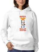 Nasa Solar System W Names Hoodie or Sweatshirt -NASA Designs