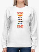 Nasa Solar System W Names Hoodie or Sweatshirt -NASA Designs