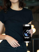 Nasa Baby Blue Rocket Art Tumbler -NASA Designs