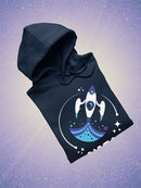 Nasa Baby Blue Rocket Art Hoodie or Sweatshirt -NASA Designs