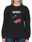 Nasa Space W Pixel Dark Hole Hoodie or Sweatshirt -NASA Designs