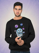 Nasa Astronaut Kitten W Planets Hoodie or Sweatshirt -NASA Designs