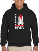 Nasa Shuttle Explore Hoodie or Sweatshirt -NASA Designs