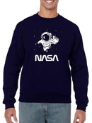 Nasa Astronaut Reaching Camera Hoodie or Sweatshirt -NASA Designs