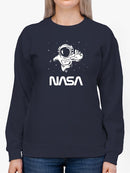 Nasa Astronaut Reaching Camera Hoodie or Sweatshirt -NASA Designs