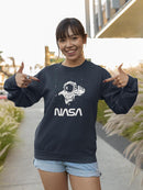 Nasa Astronaut Reaching Camera Hoodie or Sweatshirt -NASA Designs