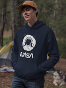 Nasa Astronaut Over Moon Hoodie or Sweatshirt -NASA Designs