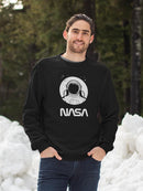 Nasa Astronaut Over Moon Hoodie or Sweatshirt -NASA Designs