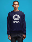 Nasa Astronaut Over Moon Hoodie or Sweatshirt -NASA Designs