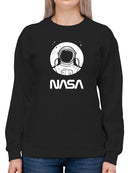 Nasa Astronaut Over Moon Hoodie or Sweatshirt -NASA Designs