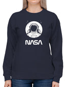Nasa Astronaut Over Moon Hoodie or Sweatshirt -NASA Designs
