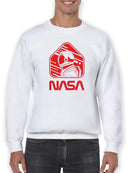 Nasa Astronaut Red Sign Hoodie or Sweatshirt -NASA Designs