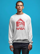 Nasa Astronaut Red Sign Hoodie or Sweatshirt -NASA Designs