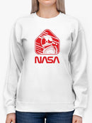 Nasa Astronaut Red Sign Hoodie or Sweatshirt -NASA Designs