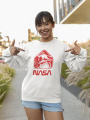 Nasa Astronaut Red Sign Hoodie or Sweatshirt -NASA Designs
