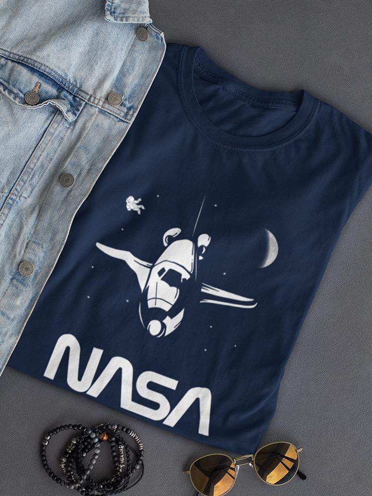 Nasa Shuttle In Space T-shirt -NASA Designs