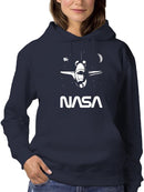 Nasa Shuttle In Space Hoodie or Sweatshirt -NASA Designs