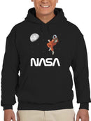 Nasa Astronaut Gazing Moon Hoodie or Sweatshirt -NASA Designs