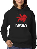 Nasa Astronaut Silhouette Hoodie or Sweatshirt -NASA Designs