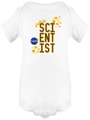 NASA Logo Cute Stars Future Scientist Baby's Bodysuit