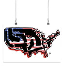 Gun Founded Nation Wall Art -Pov Designs