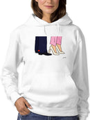 Stepping Of Shoes Hoodie or Sweatshirt -Stellina Chen Designs