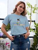 Gravedigger And Mourner T-shirt -Morad Kotkot  Designs