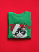 Grumpy Cat Meh Sweatshirt Women's -T-Line Designs