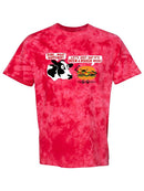 Cow And Hamburger Tie-Dye Crystal -
