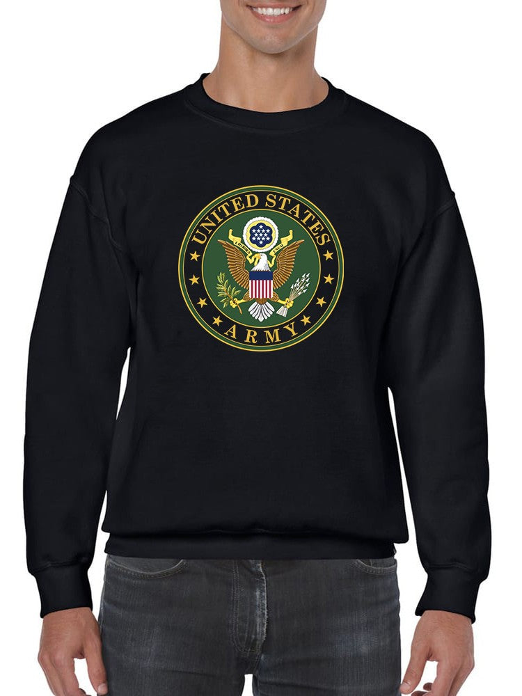 Unites States Army Star Logo Sweatshirt Men's -Army Designs