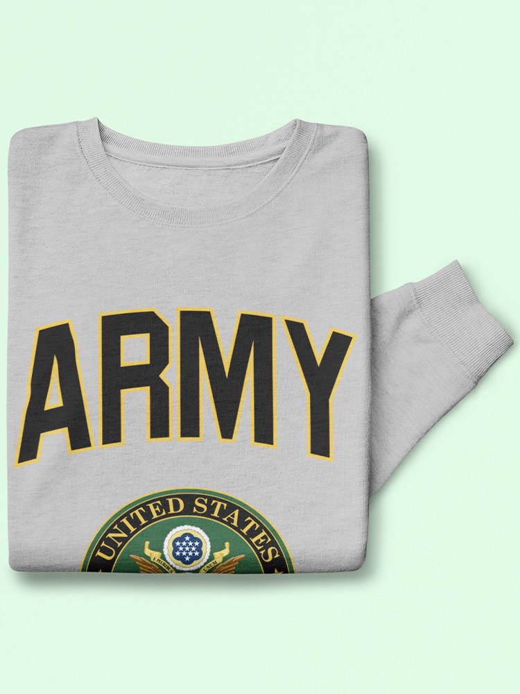 Army Logo Phrase Sweatshirt Women's -Army Designs