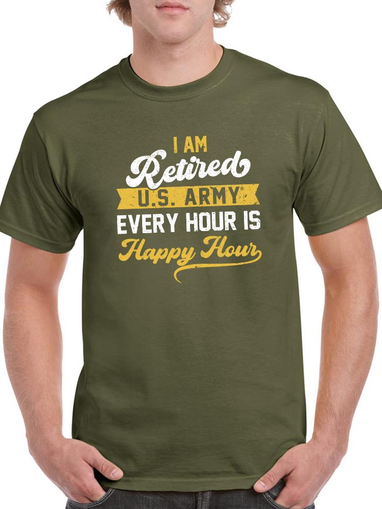 Retired U.S. Army T-shirt -Army Designs