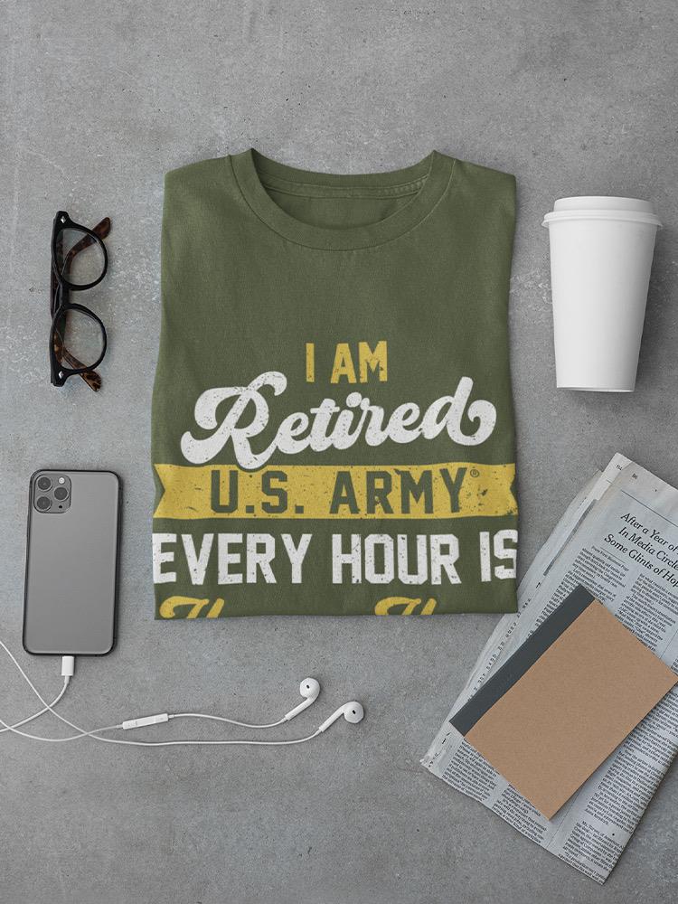 Retired U.S. Army T-shirt -Army Designs