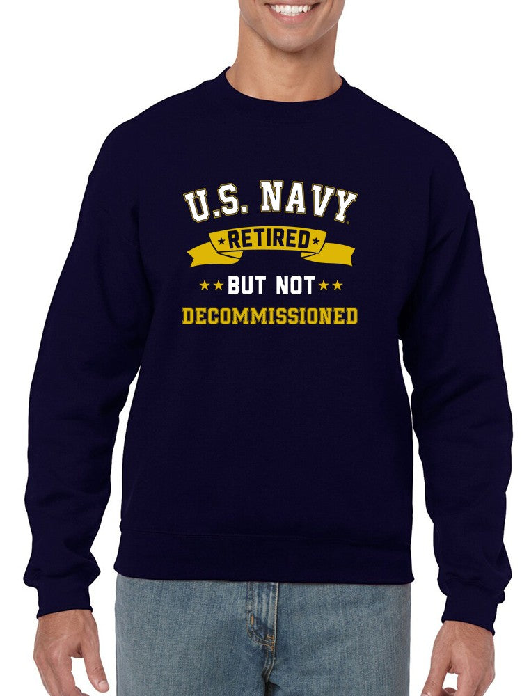 Navy Retired Sweatshirt Men's -Navy Designs