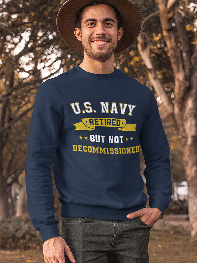 Navy Retired Sweatshirt Men's -Navy Designs