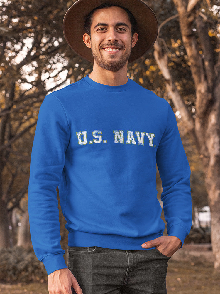 U.S. Navy Quote Sweatshirt Men's -Navy Designs