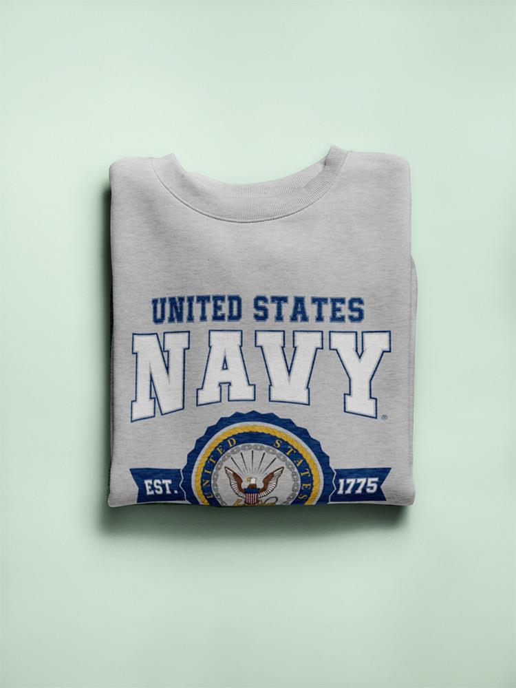 United States Navy 1775 Sweatshirt Men's -Navy Designs