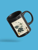 Botanical Drawings And Notes Mug -A. Descubes Designs