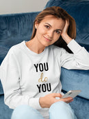 Golden Quote Ii Sweatshirt -Anna Hambly Designs