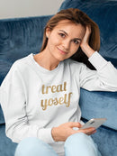 Golden Quote Ix Sweatshirt -Anna Hambly Designs