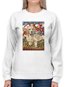 Golden Boy Retriever Sweatshirt -Carolee Vitaletti Designs