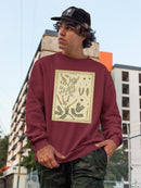 Diderot Antique Ferns Ii. Sweatshirt -Denis Diderot Designs