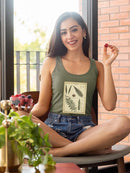 Diderot Antique Ferns Iii. T-shirt -Denis Diderot Designs